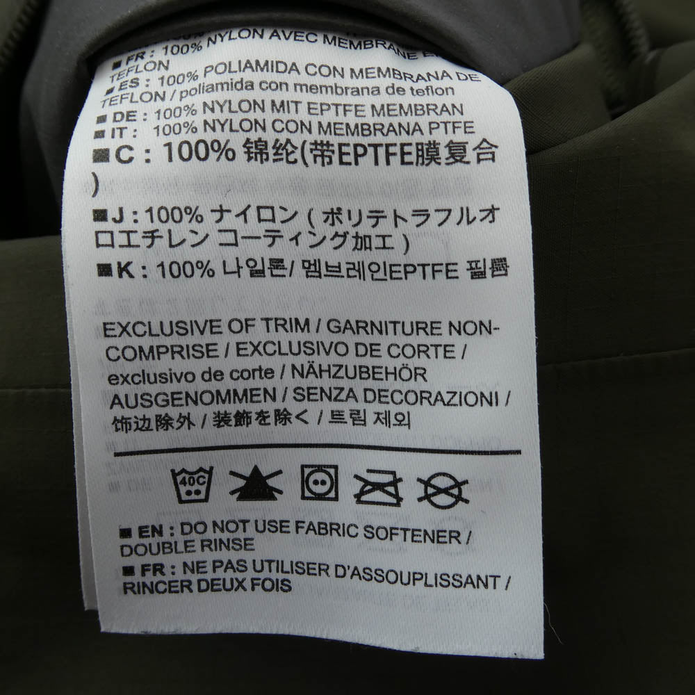 ARC'TERYX アークテリクス 21776-127155 ZETA SL JACKET ゼータ SL ジャケット ゴアテックス グリーン系 S【美品】【中古】