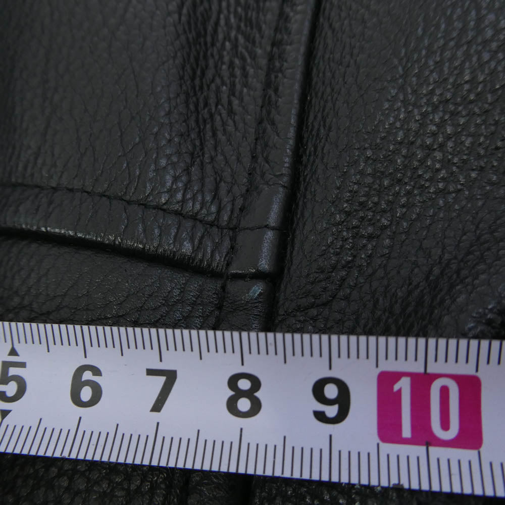 GAP ギャップ 112981-00-1 OLD オールド レザー カーコート ブラック系 L【中古】