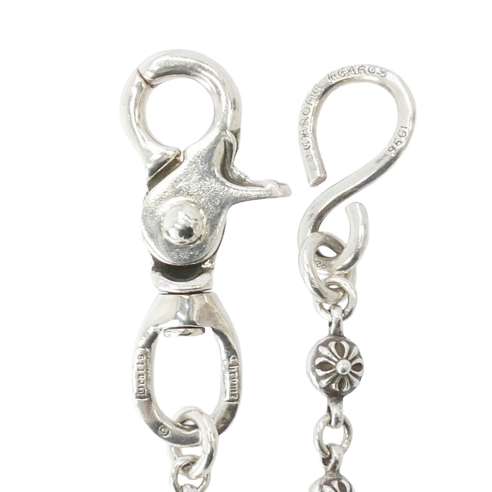 CHROME HEARTS クロムハーツ（原本無） 1BALL SHORT-S 1クリップ ショート #1 クロスボール ウォレットチェーン シルバー系【中古】