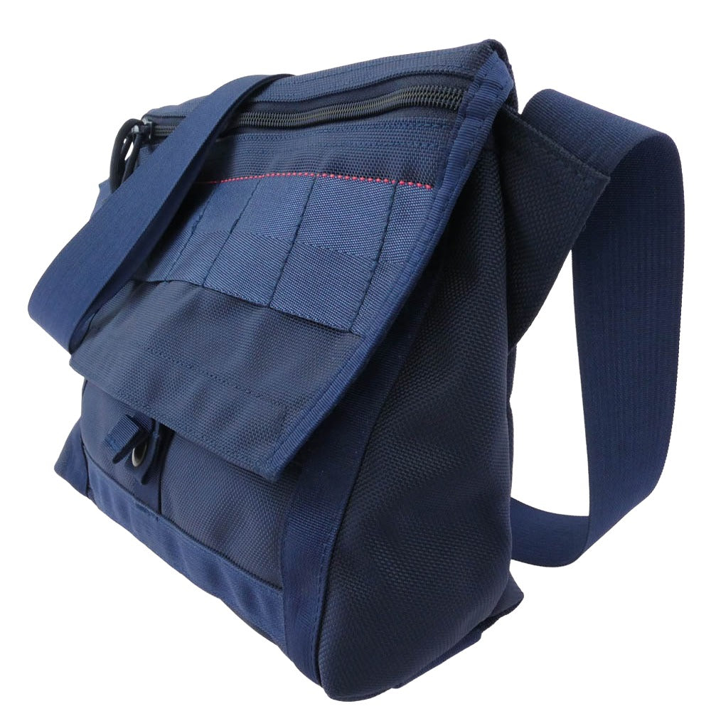 BRIEFING ブリーフィング USA製 BEAMS PLUS FLEET MESSENGER メッセンジャーバッグ ショルダーバッグ ネイビー系【中古】