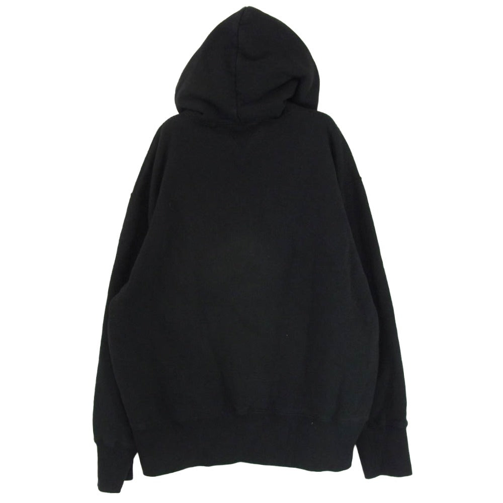 LOOPWHEELER ループウィラー Super Heavy Weight Sweat Pullover Hoodie プルオーバー スウェット パーカー ブラック系 L【中古】