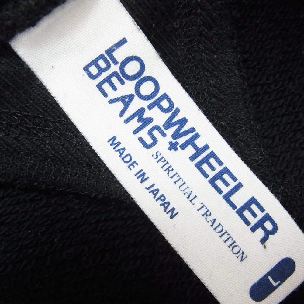 LOOPWHEELER ループウィラー Super Heavy Weight Sweat Pullover Hoodie プルオーバー スウェット パーカー ブラック系 L【中古】