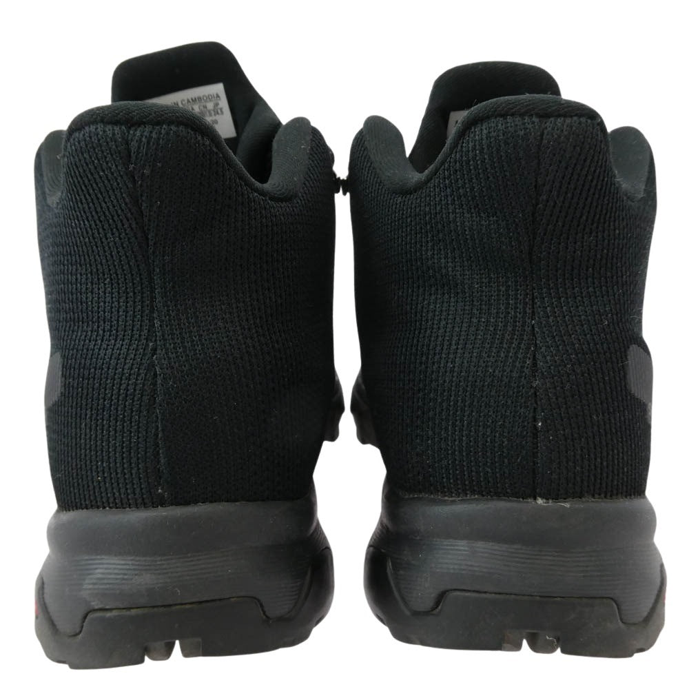 salomon サロモン 411211 OUTline Prism mid GTX アウトライン プリズム ミッド ゴアテックス スニーカー ブラック系 24.5cm【中古】