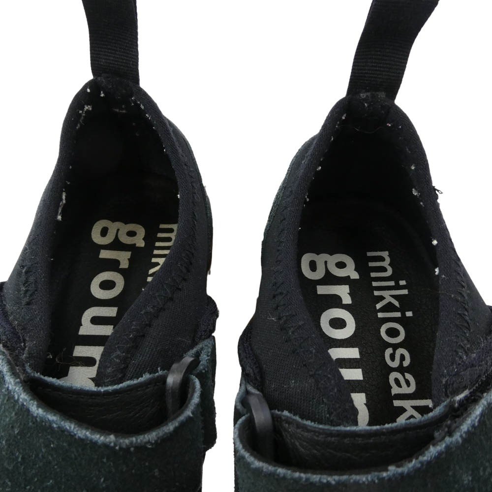 グラウンズ MARY JANE メリージェーン スニーカー ブラック系 25cm【中古】