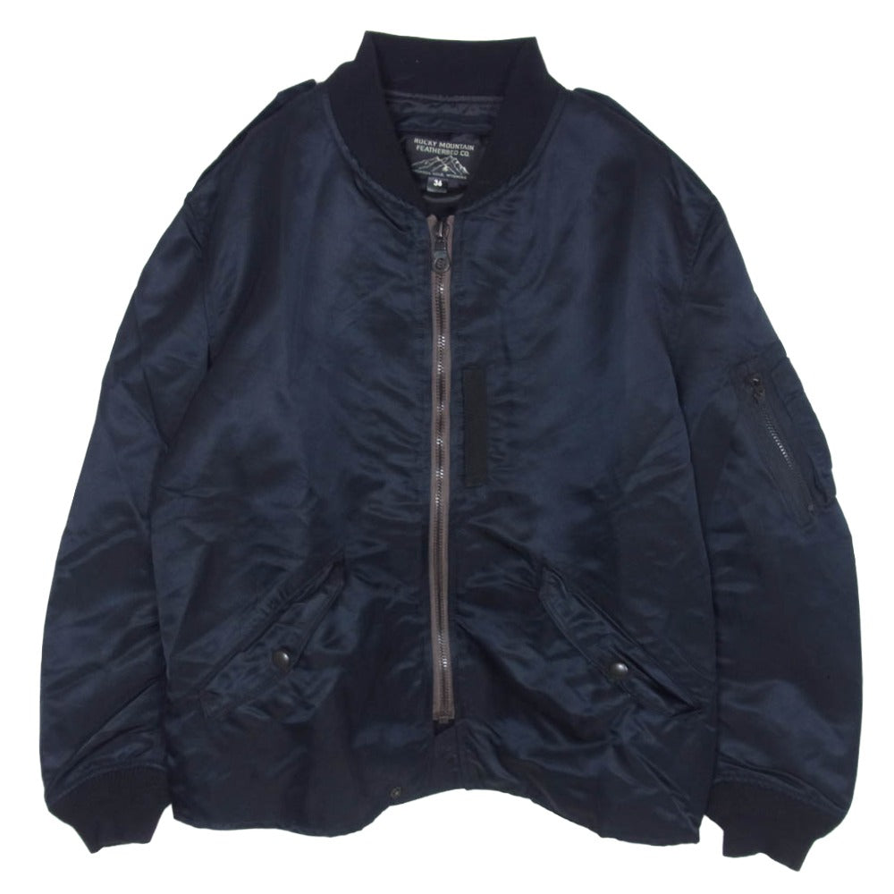 Rocky Mountain FeatherBed ロッキーマウンテンフェザーベッド 250-581-01 RMFB GRAND TETON L-2CA JACKET ボンバージャケット ブルゾン ブラック系 36【中古】