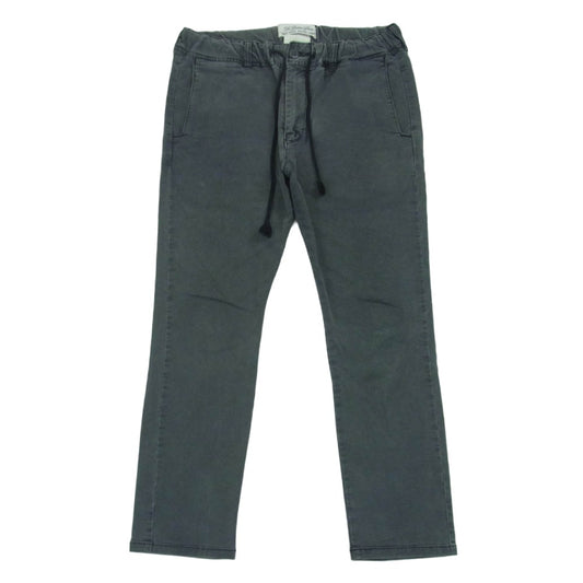 REMI RELIEF レミレリーフ テンセル ストレッチ コットン イージー パンツ 日本製 グレー系 S【中古】