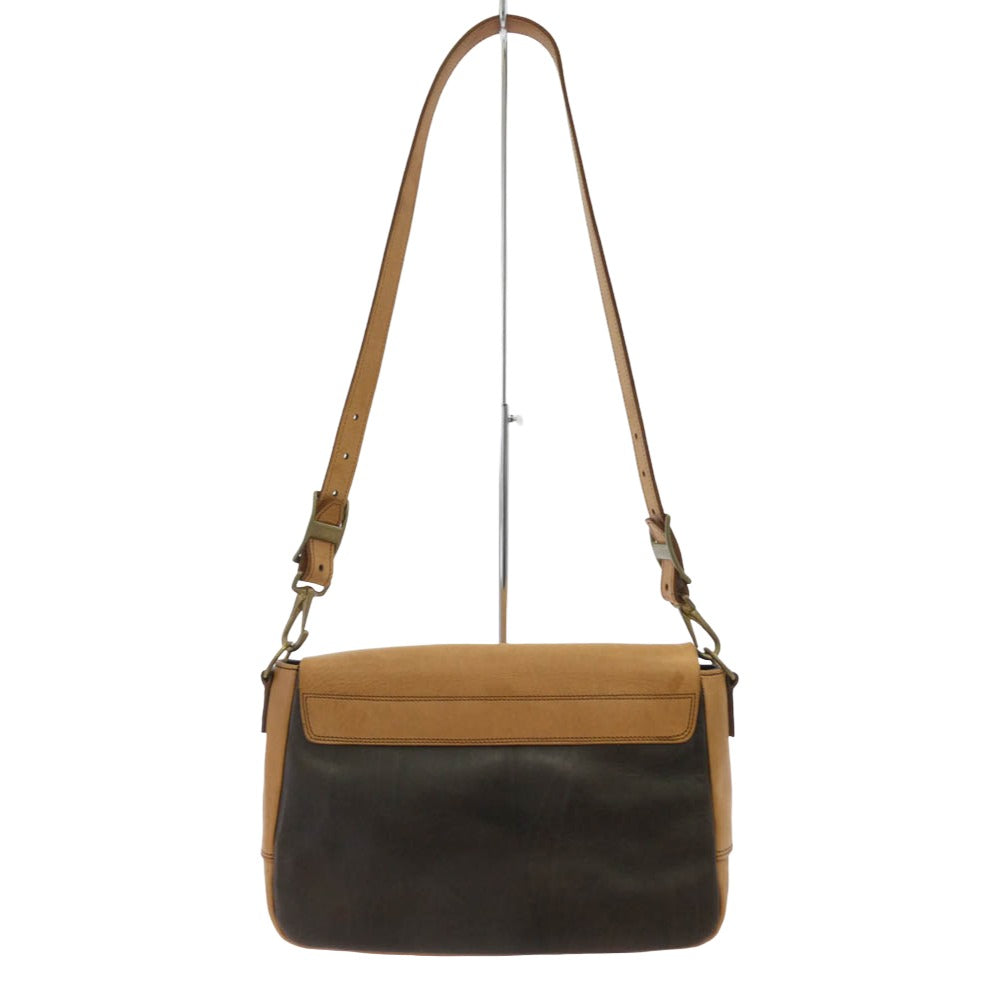 DAPPER'S ダッパーズ Lot1190 Combination Leather Mini Shoulder コンビネーション レザー ミニ ショルダー バッグ ブラウン系【中古】