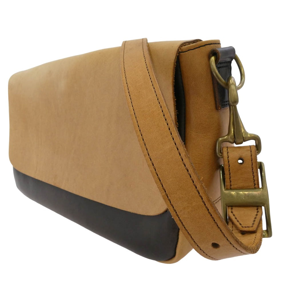 DAPPER'S ダッパーズ Lot1190 Combination Leather Mini Shoulder コンビネーション レザー ミニ ショルダー バッグ ブラウン系【中古】