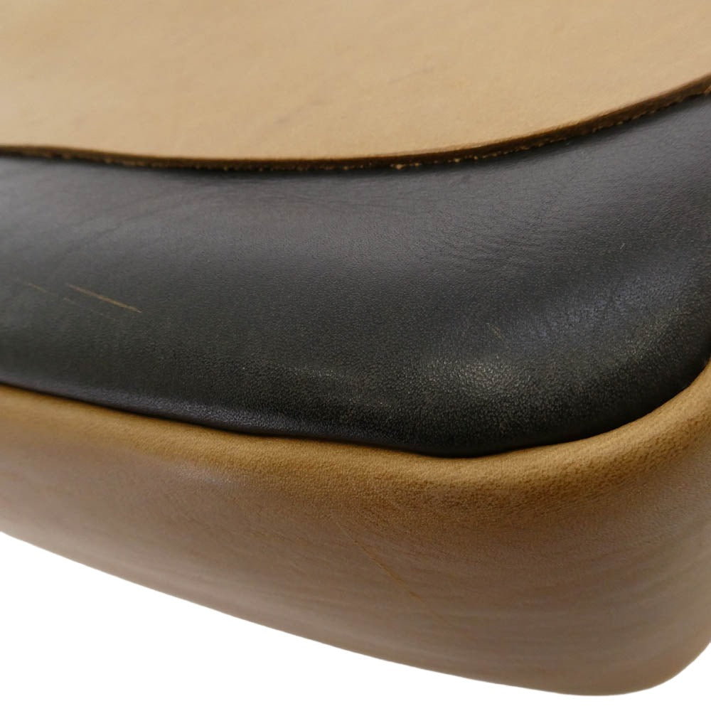 DAPPER'S ダッパーズ Lot1190 Combination Leather Mini Shoulder コンビネーション レザー ミニ ショルダー バッグ ブラウン系【中古】