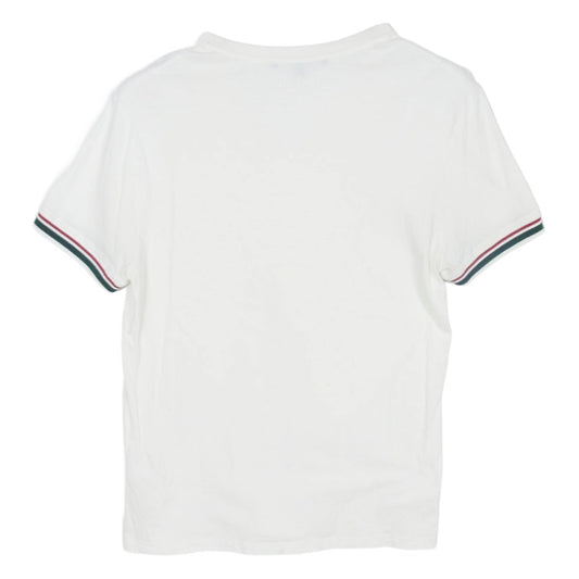 GUCCI グッチ 269121 X3431 シェリーライン コットン vネック Tシャツ 半袖カットソー ホワイト系 S【中古】