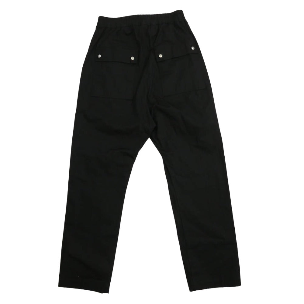 Rick Owens リックオウエンス 24SS RU01D3361-TE BELA PANTS ベラ ドローストリング パンツ ブラック系 48【中古】