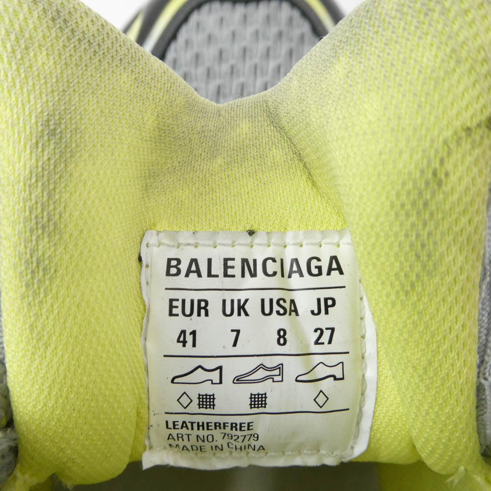 BALENCIAGA バレンシアガ 792779 10XL スニーカー グレー系 41【美品】【中古】