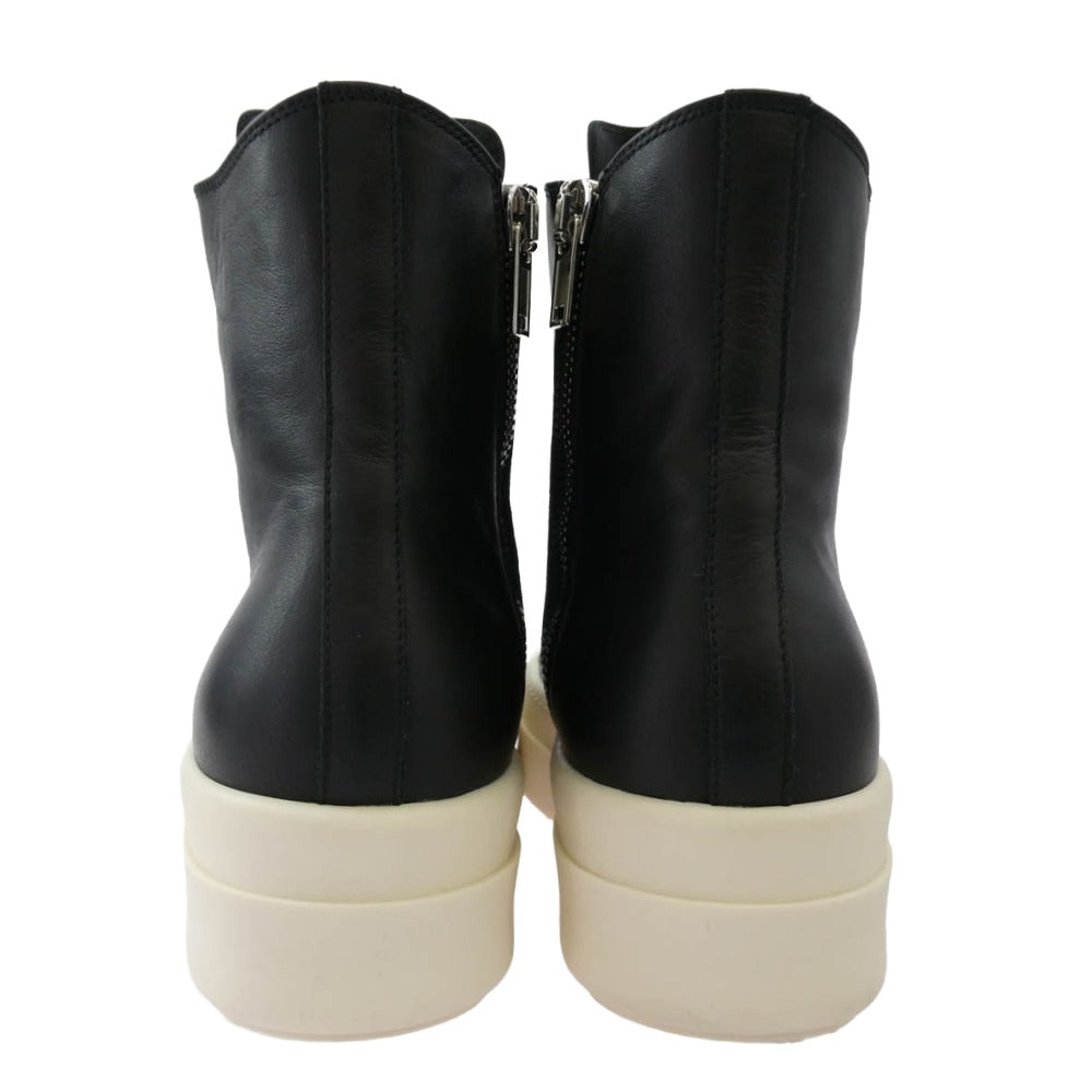 Rick Owens リックオウエンス RU01E5859-LCO MEGA BUMPER SNEAKS メガバンパー スニーカーズ ラモーンズ ブラック系 オフホワイト系 42【美品】【中古】