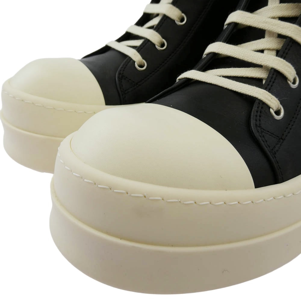 Rick Owens リックオウエンス RU01E5859-LCO MEGA BUMPER SNEAKS メガバンパー スニーカーズ ラモーンズ ブラック系 オフホワイト系 42【美品】【中古】