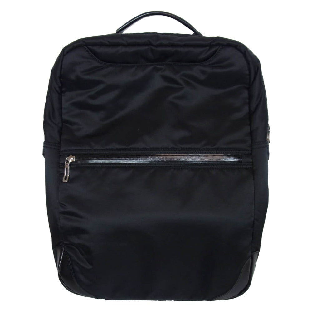 PELLE MORBIDA ペッレモルビダ HYDROFOIL ハイドロフォイル バックパック ビジネス リュック ブラック系【中古】