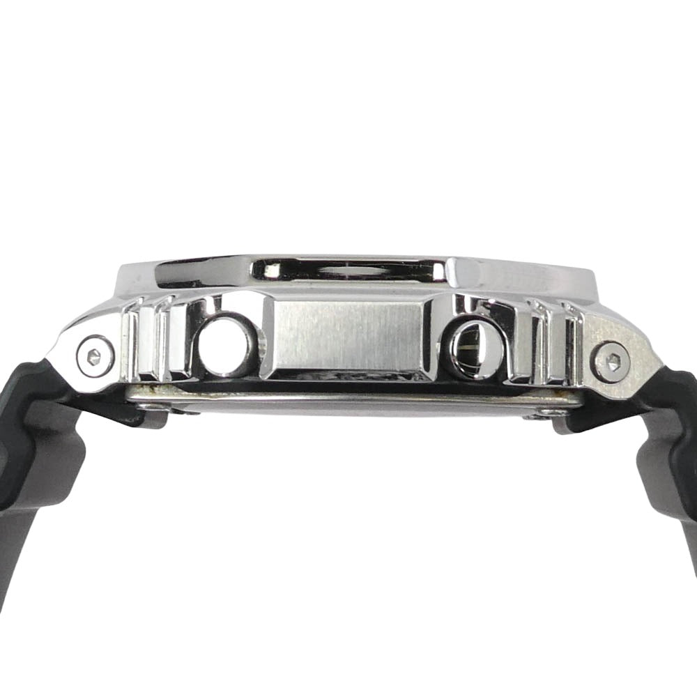 CASIO G-SHOCK カシオ ジーショック GM-2100-1AJF Metal Covered アナログデジタルコンビネーション 腕時計 リストウォッチ ブラック系 シルバー系【中古】