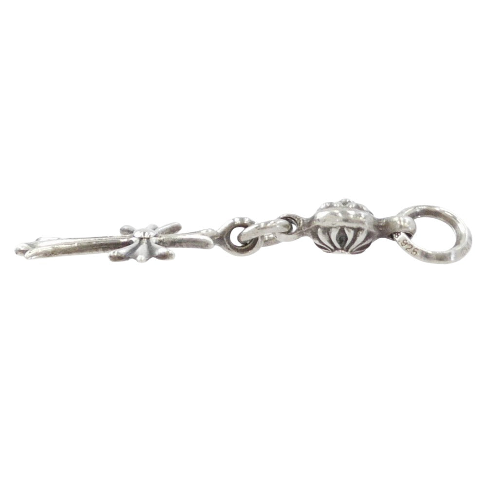 CHROME HEARTS クロムハーツ（原本無） 1B TNY CH CRS 1ボール タイニー CHクロス チャーム ネックレス ペンダントトップ シルバー系【中古】