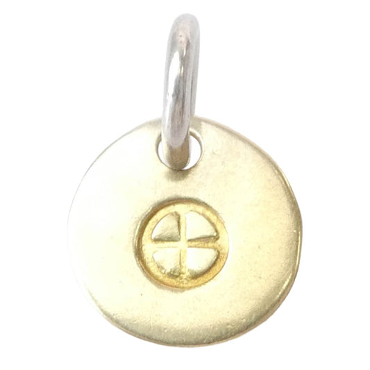 WINGROCK ウィングロック P-72B 18K 全金 小メタル ペンダントトップ ゴールド系【中古】