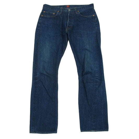 RESOLUTE リゾルト Lot 710 テーパード ストレート デニム パンツ 日本製 インディゴブルー系 W32 L32【中古】
