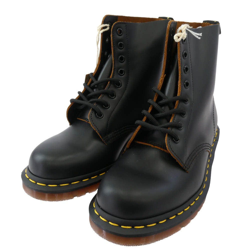 Dr.Martens ドクターマーチン VINTAGE 1460 イングランド製 1460 8EYE SHOE 8ホール ブーツ ブラック系 US8【新古品】【未使用】【中古】