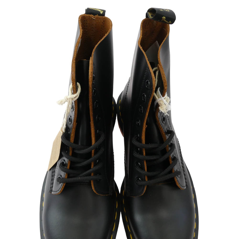 Dr.Martens ドクターマーチン VINTAGE 1460 イングランド製 1460 8EYE SHOE 8ホール ブーツ ブラック系 US8【新古品】【未使用】【中古】