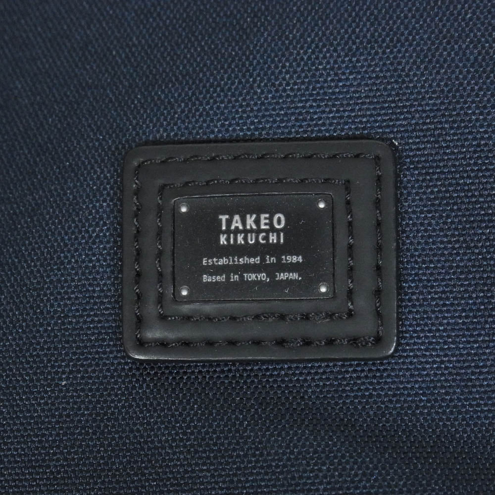 TAKEO KIKUCHI タケオキクチ BPS ビジネスバッグ バックパック リュック ネイビー系【中古】