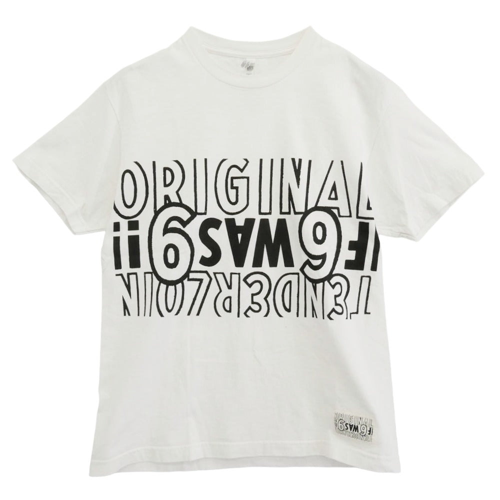 TENDERLOIN テンダーロイン 22SS TEE 3A ロゴ 半袖 Tシャツ ホワイト ホワイト系 L【中古】