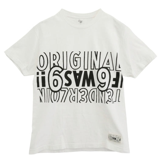 TENDERLOIN テンダーロイン 22SS TEE 3A ロゴ 半袖 Tシャツ ホワイト ホワイト系 L【中古】