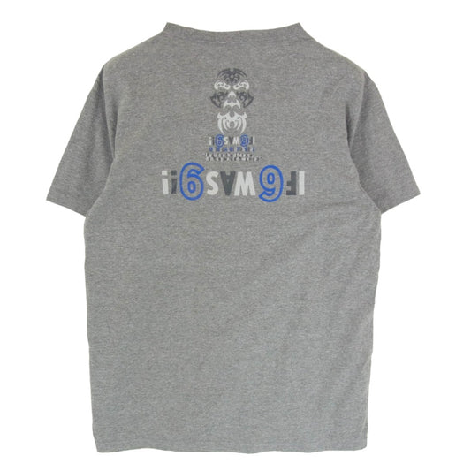 TENDERLOIN テンダーロイン 22SS 2A ロゴ プリント 半袖 Tシャツ グレー系 XL【中古】