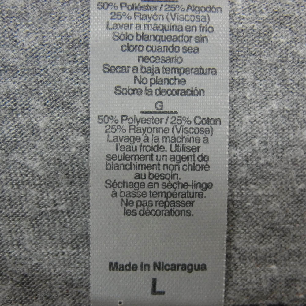 TENDERLOIN テンダーロイン 22SS 2A ロゴ プリント 半袖 Tシャツ グレー系 XL【中古】