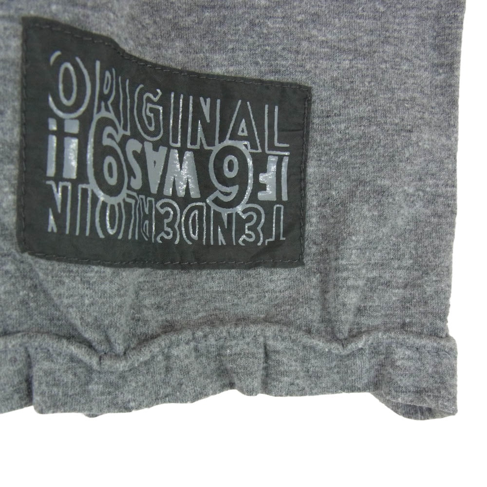 TENDERLOIN テンダーロイン 22SS 2A ロゴ プリント 半袖 Tシャツ グレー系 XL【中古】