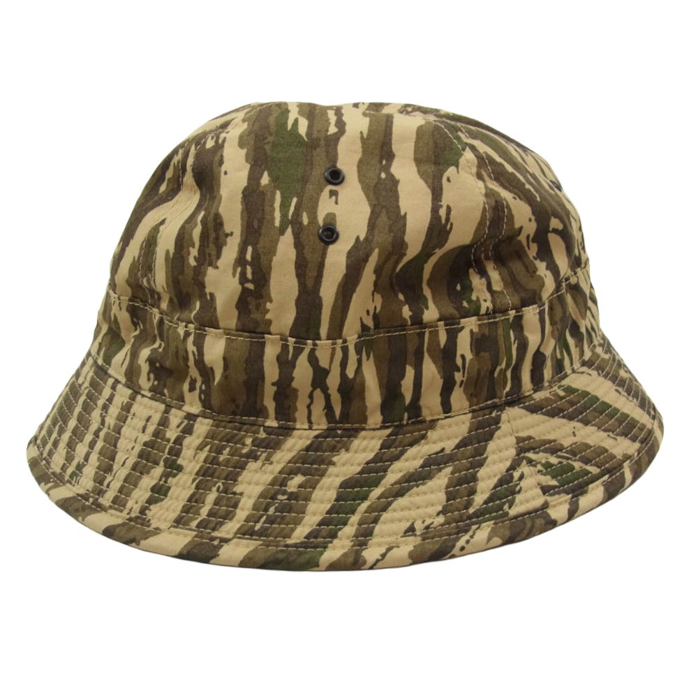 TENDERLOIN テンダーロイン T-JUNGLE HAT ジャングル 迷彩 カモ 帽子 ハット カーキ系 L【中古】