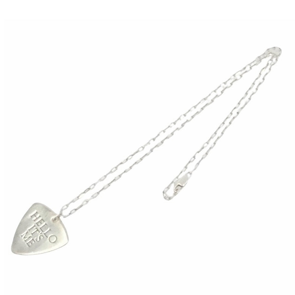 HYSTERIC GLAMOUR ヒステリックグラマー HELLO ITS ME ギターピック ネックレス シルバー925 シルバー系【中古】