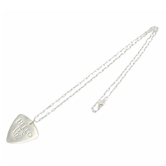 HYSTERIC GLAMOUR ヒステリックグラマー HELLO ITS ME ギターピック ネックレス シルバー925 シルバー系【中古】