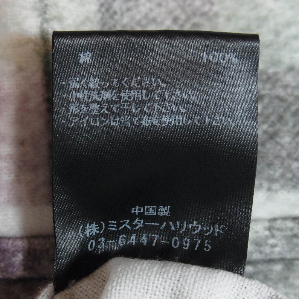 N.HOOLYWOOD エヌハリウッド BIG MAC ビッグマック 2252-SH60-025 GRN CHECK 長袖 チェック ネル シャツ グリーン系 36【極上美品】【中古】