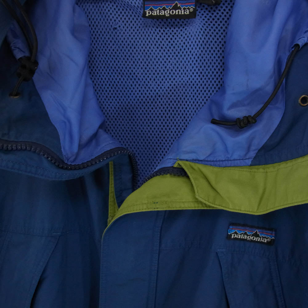 patagonia パタゴニア 90s 香港製 Guide Shell Jacket ガイドシェルジャケット マウンテンパーカー ネイビー系 サイズ表記無【中古】