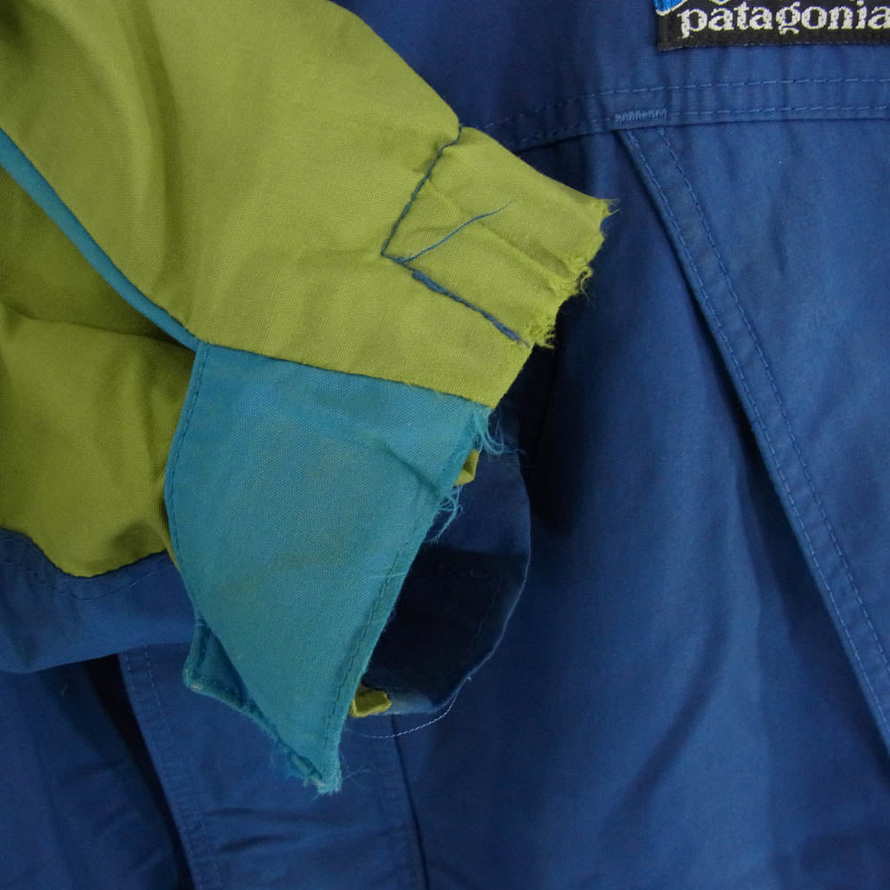 patagonia パタゴニア 90s 香港製 Guide Shell Jacket ガイドシェルジャケット マウンテンパーカー ネイビー系 サイズ表記無【中古】