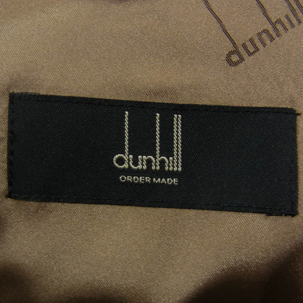 Dunhill ダンヒル STEVEN HITCHCOCK ウール シルク テーラード ジャケット ブラウン系 48【中古】