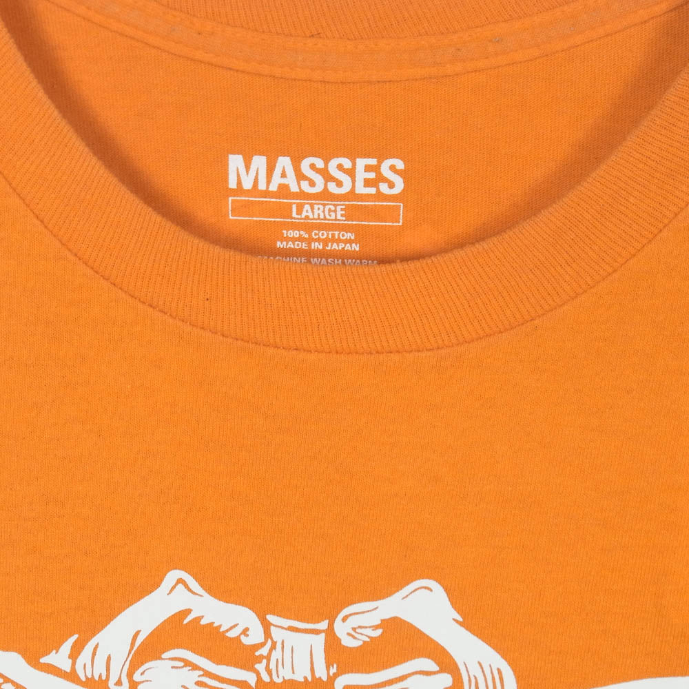 MASSES マシス ボーンプリント 長袖カットソー オレンジ系 L【中古】