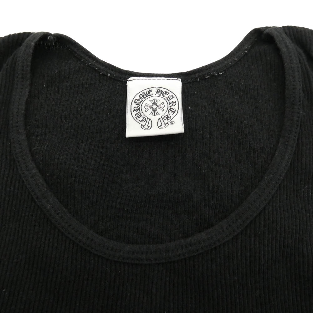 Chrome Hearts × Foti タンクトップ ブラック 黒 L CHROME HEARTS クロムハーツ（原本無） RIB TANK FOTI フォティ サイド