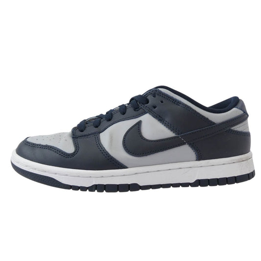 NIKE ナイキ DD1391-003 Dunk Low Championship Grey チャンピオンシップ グレー スニーカー ネイビー系 ライトブルー系 25cm【中古】