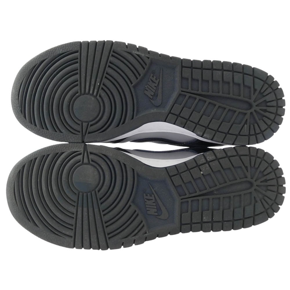 NIKE ナイキ DD1391-003 Dunk Low Championship Grey チャンピオンシップ グレー スニーカー ネイビー系 ライトブルー系 25cm【中古】