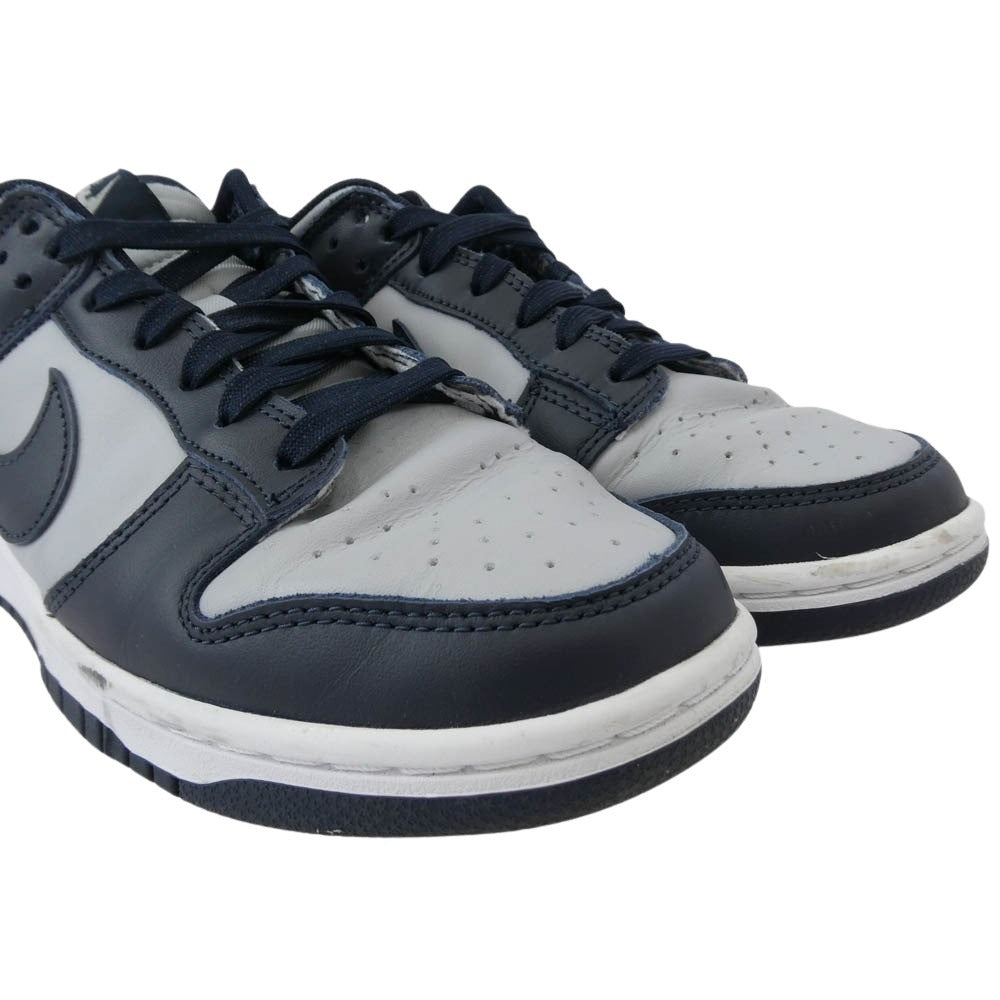 NIKE ナイキ DD1391-003 Dunk Low Championship Grey チャンピオンシップ グレー スニーカー ネイビー系 ライトブルー系 25cm【中古】