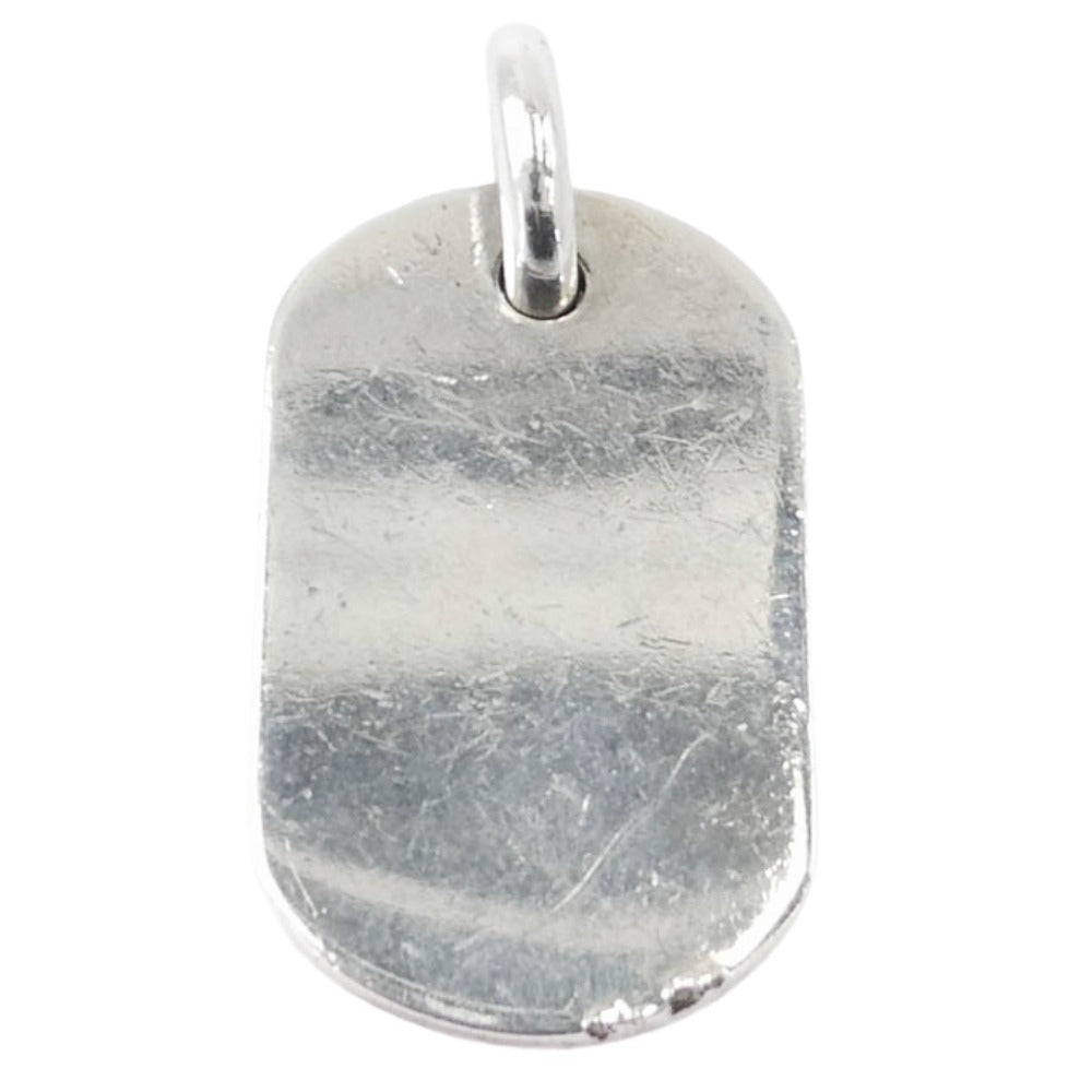 CHROME HEARTS クロムハーツ（原本無） 青山店伝票付属 RAISED DAGGER DOGTAG レイズドダガー ドッグタグ ペンダントトップ シルバー系【中古】
