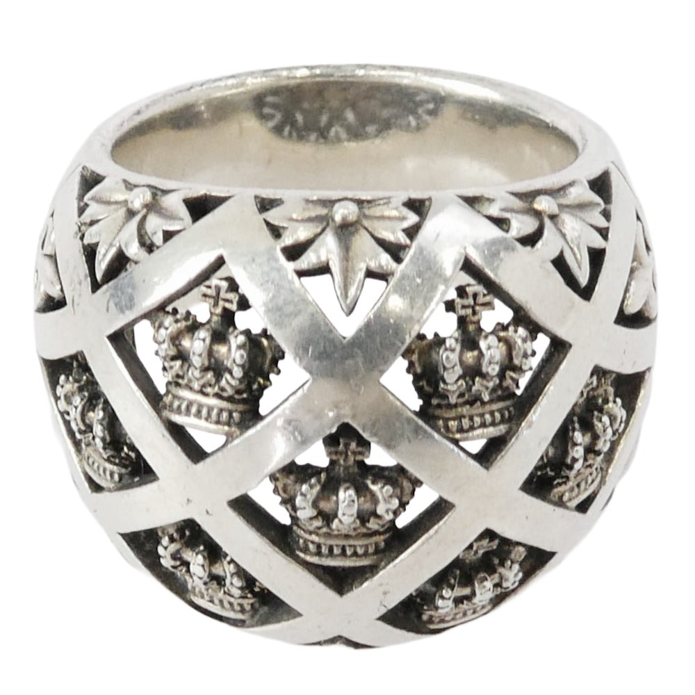 Justin Davis ジャスティンデイビス Epic Crown Ring エピック クラウン リング シルバー系 18.5号【中古】