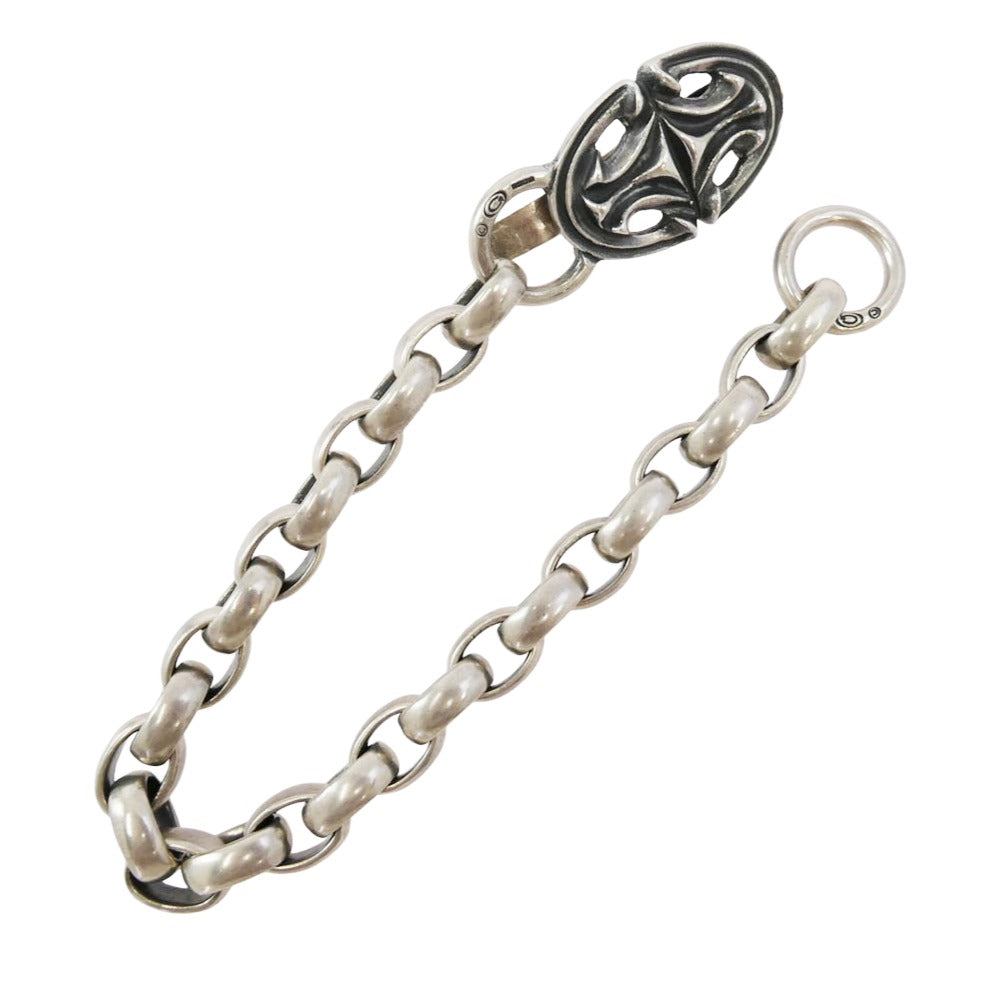 GABOR ガボール ガボラトリー ホールディング スカルプテッドオーバルキーパー オールH.W.Oリンク ウォレットチェーン シルバー系【中古】