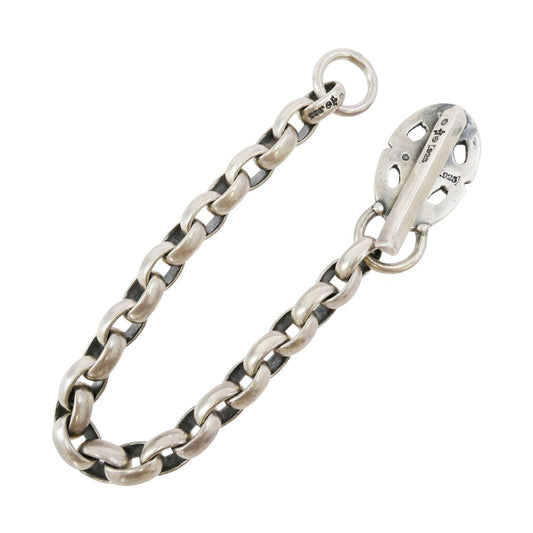 GABOR ガボール ガボラトリー ホールディング スカルプテッドオーバルキーパー オールH.W.Oリンク ウォレットチェーン シルバー系【中古】