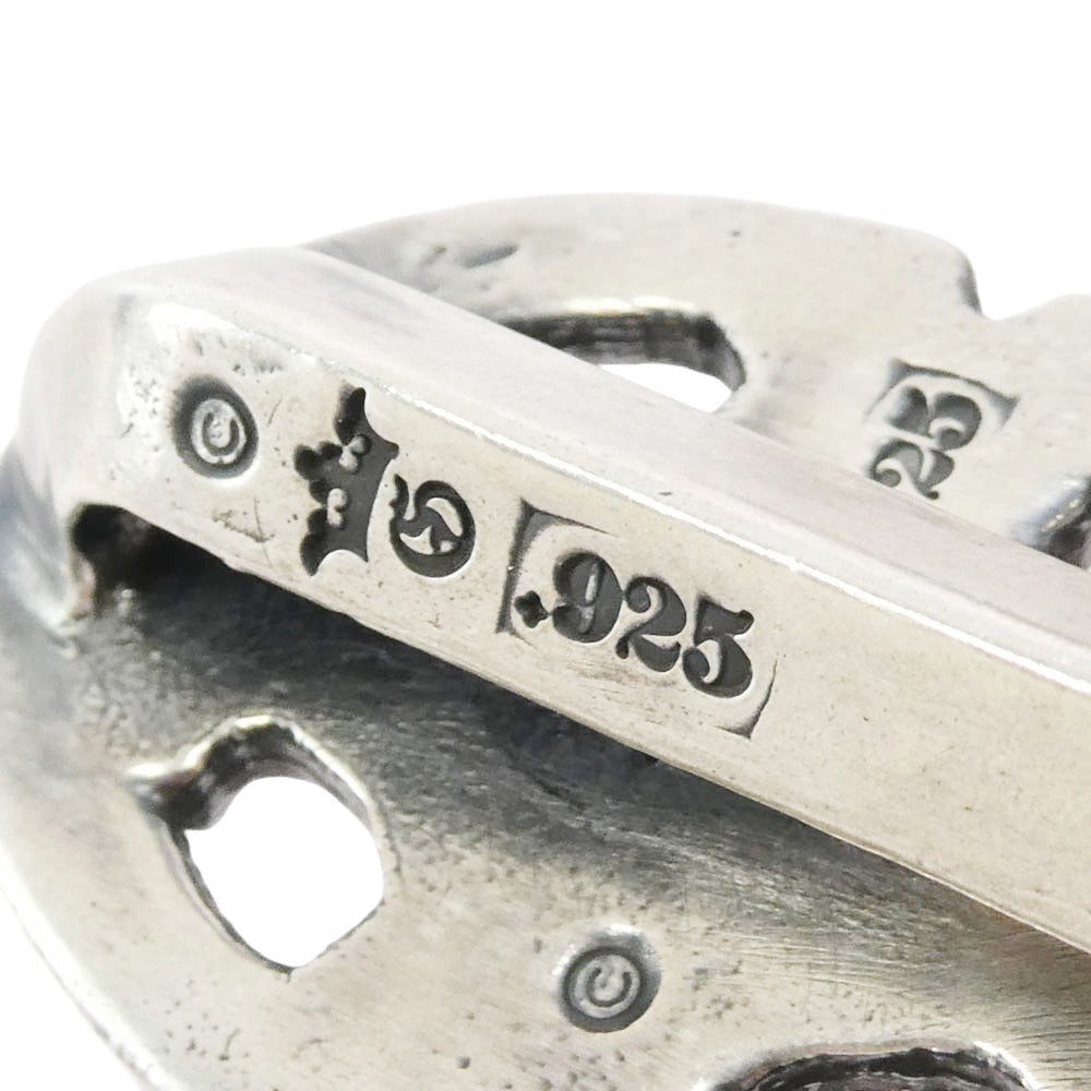 GABOR ガボール ガボラトリー ホールディング スカルプテッドオーバルキーパー オールH.W.Oリンク ウォレットチェーン シルバー系【中古】