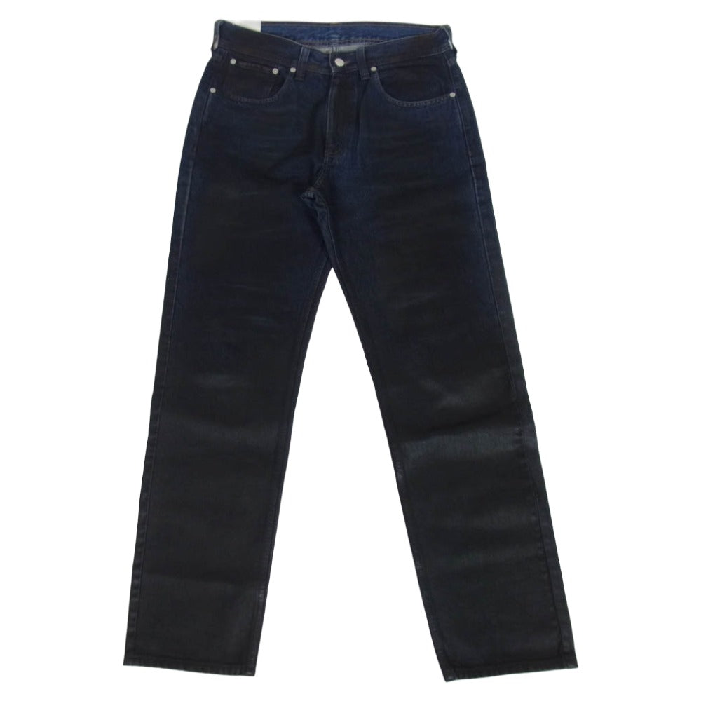 ナマチェコ WAX PAINT DENIM ワックス グラデーション ペイント デニム パンツ インディゴブルー系 M【中古】
