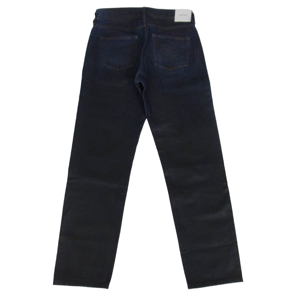 ナマチェコ WAX PAINT DENIM ワックス グラデーション ペイント デニム パンツ インディゴブルー系 M【中古】